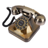 Teléfono Vintage Con Cable Teléfono De Escritorio Retro Eu