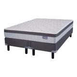 Colchón Sommier Luxe Resist 160x200 Pocket +almohadas +cubre