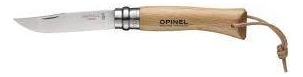  Corta Pluma N°07 Stainless Steel With Leather Lace Opinel 