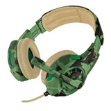 Auricular Trust Gxt 310 Radius Gaming Headset Camo Ps4 Ps5 Color Jungle Camo