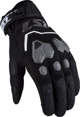 Guantes Moto Cortos Ls2 Corto Vega Pr Color Negro Talle Xl