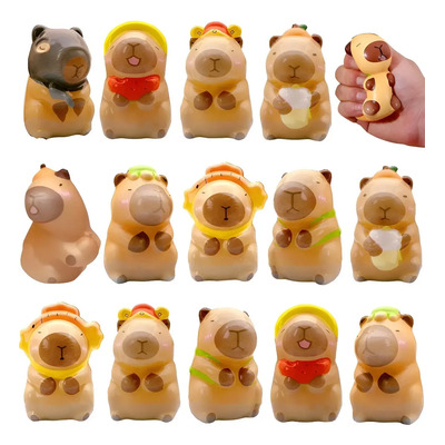 12 Capybara, Juguete Antiestrés, Esponja Para La Ansiedad, R Marrón | Envío gratis