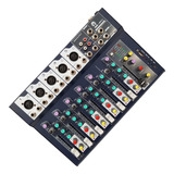 Mixer 7 Canales Mezcladora Dj Estudio Pasiva Mp3 Usb