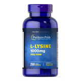 L-lysine 1000 Mg - 250 Tabletas- Pu - Unidad a $280