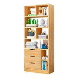 Biblioteca Con 3 Cajones Beige Empoli