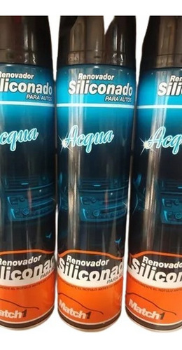 Silicona Perfumada En Aerosol Interior Autos Perfume Acua
