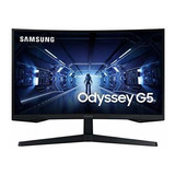 Monitor  Samsung Odyssey G5  Para Juegos Wqhd De 27 Pulgadas