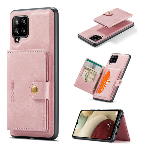 Funda Para Samsung Galaxy Case Cuero Con Tarjetero Magnética