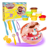 Conjunto Massinha De Modelar Brinquedo Infantil Dentista