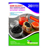 Papel Adhesivo Semi Glossy Antioxido A4  135g 20h Imprink