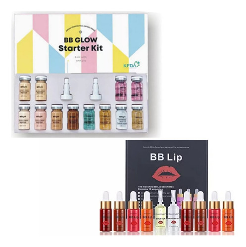 Bb Glow Starter Kit Booster Bb Lips Surtidos Péptidos Viales