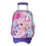 Mochila Frozen Primaria Con Llantas