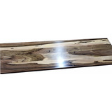 Mesada Barra Desayunador  Madera Guayubira 4x30x165cm