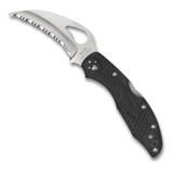 Spyderco Byrd Halcon Cuchillo Frn Spyderedge Color Negro