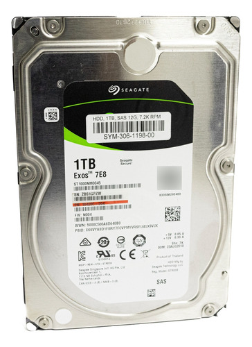 Disco Duro Para Servidor Hdd Seagate Exos 1 Tb