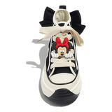 Zapatos Altos De Lona Mickey Versatile Zapatos Slipper Para