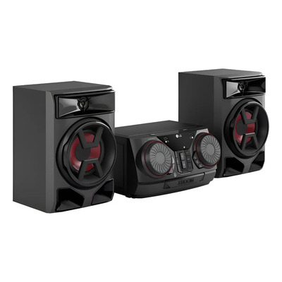 LG xboom Mini Componente CK43N | Minicomponente 300W | Conexión de 3 smartphones simultáneamente con Multi Jukebox |Karaoke Star con 18 efectos de voz y cancelador de voz |El Centro de Entretenimiento | Meses sin interés