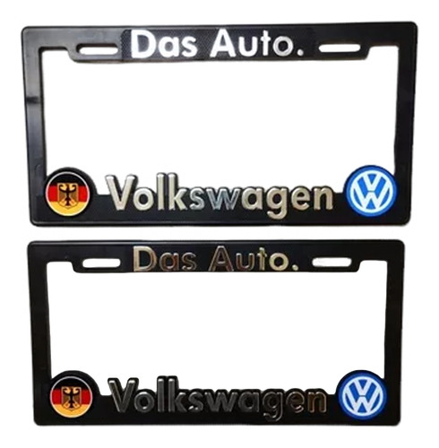 Par Porta Placas Autos De Volkswagen Águila Alemana