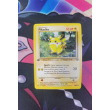 Pikachu Primera Edición 1999 Pokemon Tcg