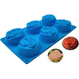 Molde Silicona Flores, Rosas : Reposteria, Jabones, Velas