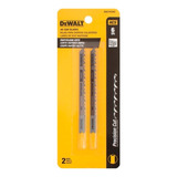 Set 2 Hojas Sierra Caladora Dewalt Dw3703h2 6tpi Corte Limpi