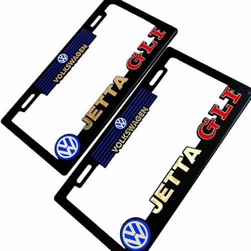 Par (2) Portaplacas Vw Jetta A2 A3 A4 Clásico A6 A7