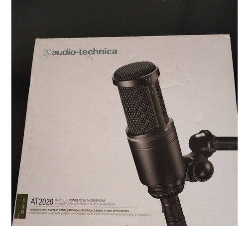 Micrófono Audio Technica At2020  Condenser Home Studio