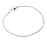 Pulseira De Prata Encanto 24cm