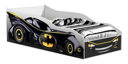 Cama Carro Infantil Batman Black