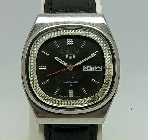 Seiko 5 Automatic 6309a Day/date Vintage Mens Watch Ahs294a