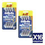 Maquina Afeitar Gillette Blue3 Pack 16 Unidades