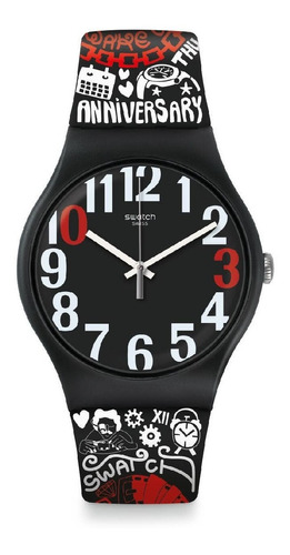 Reloj Swatch Suoz322 Deportivo Para Caballero Original 