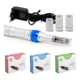 Kit Derma Pen Caneta Microagulhamento Smart Gr + Cartuchos