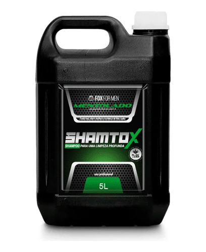 Shampoo Galão 5l Mentolado  Shamtox - Fox For Men