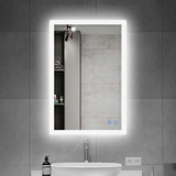 Espejo De Baño Con Luces Led Okiss 28x20''