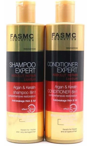 Shampoo Fasmc 500 Ml Keratina- Biótina