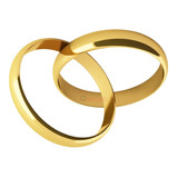 Par De Alianças Ouro 18k Banhada Casamento Tungstênio 4mm