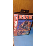 Risk Sega Mega Drive Original Completo Caixa E Manual