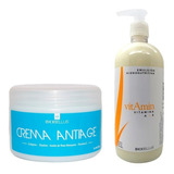 Combo Facial: Crema Anti Age + Emulsión Vitamina A + E