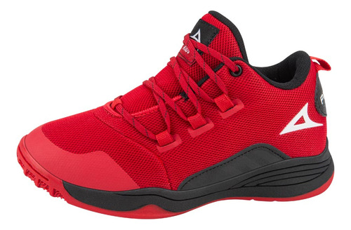 Tenis Deportivo Pirma 2007 Rojo Con Negro Para Niño