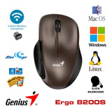 Mouse Inalambrico Genius Ergo 8200s Silent 1200dpi 5 Botones