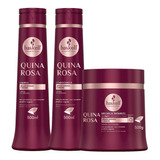 Kit Quina Rosa Haskell Sh+ Cond+ Másc. 500ml/ 500g