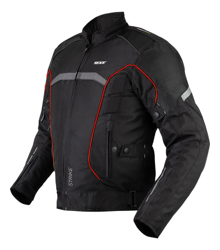 Jaqueta Moto Motoqueiro Masculina Texx New Strike Impermeáve