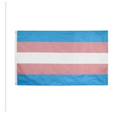 Bandera Trans 90x150 Transexual Trangenero Pride Lgbt Orgull