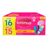 Kit 2 Absorvente Interno Intimus Médio Leve 16 Pg 15