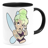 Taza Interior De Color Campanita Thinker Bell Ink Peter Pan