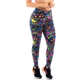 Calça Legging De Suplex Cós Alto Plus Size Atacado Estampada