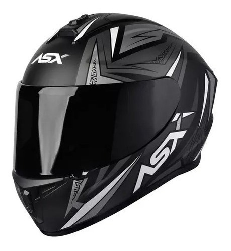 Capacete Moto Asx Draken Vector Diversas Cores+ Viseira Fumê