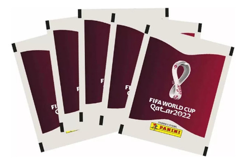 Pack 5 Sobres Panini Fifa World Cup Qatar 2022 25 Laminas