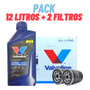 Aceite 10w30 Semi Sintetico Valvoline Pack 12lts + 2filtros DODGE Pick-Up